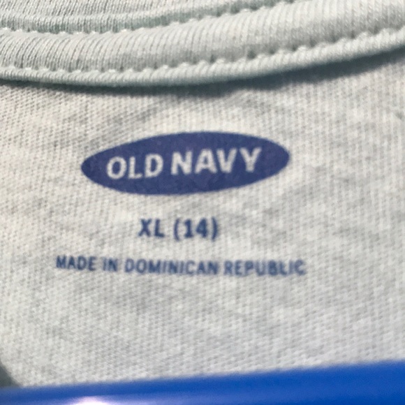 NWOT Teal Old Navy WINS Tee Sz XL 14 - Picture 2 of 4
